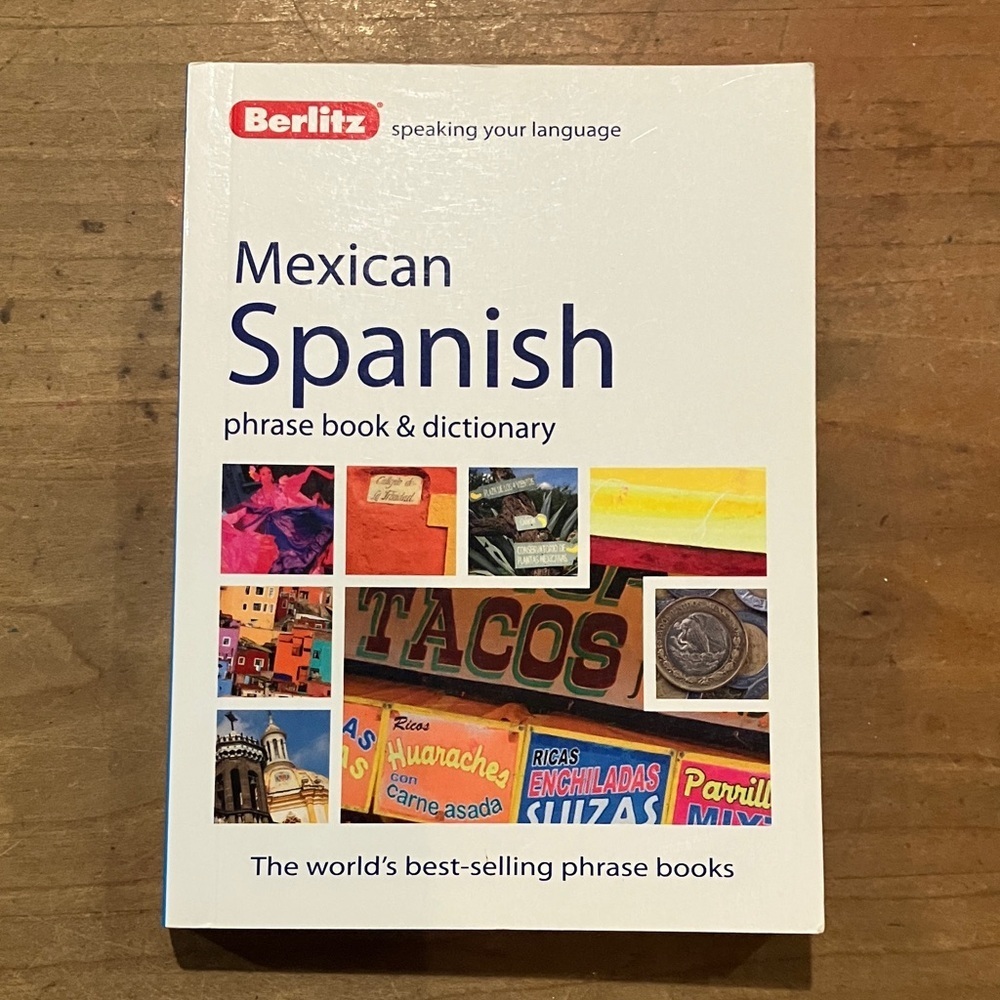 Mexican Spanish Phrase Book & dictionary - softcover